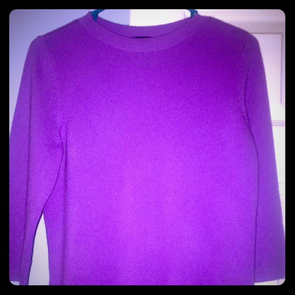 Purple lilac talbots sweater